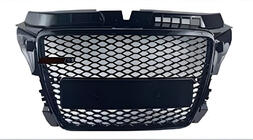 Audi A3 2003–2012 RS-style V-1 predná maska (2008-2012, čierna) fotografia 1