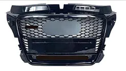 Audi A3 2003–2012 Predná maska RS-style V-2 (2008-2012, čierna) fotografia 1