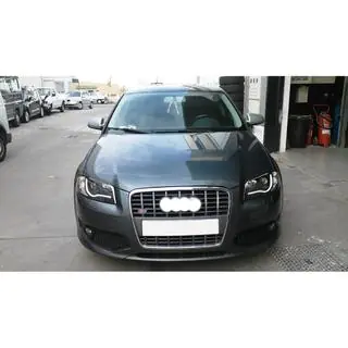 Predná maska S-style (2008-2012, sivá s chrómom) Audi A3 2003–2012 fotografia 3