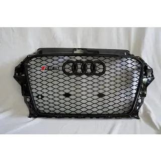 Predná maska v štýle RS (2012-2016, čierna) Audi A3 2012–2020 fotografia 1
