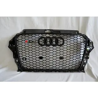 Predná maska v štýle RS (2012-2016, čierna) Audi A3 2012–2020 fotografia 2