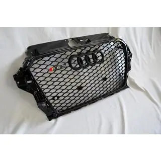 Predná maska v štýle RS (2012-2016, čierna) Audi A3 2012–2020 fotografia 3