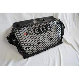 Predná maska v štýle RS (2012-2016, čierna) Audi A3 2012–2020 fotografia 4