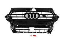 Audi A3 2012–2020 Predná maska S-style (2012-2016, čierna) fotografia 4