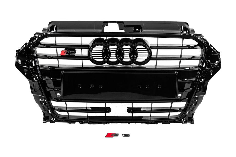 Audi A3 2012–2020 Predná maska S-style (2012-2016, čierna) Image