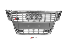 Audi A4 B8 2007–2015 Predná maska v štýle RS (2007-2011, sivá s chrómom) fotografia 1