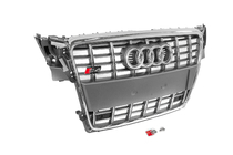 Audi A4 B8 2007–2015 Predná maska v štýle RS (2007-2011, sivá s chrómom) fotografia 3