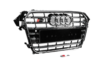Audi A4 B8 2007–2015 Predná maska S-style (2012-2015, čierna s chrómom) fotografia 3