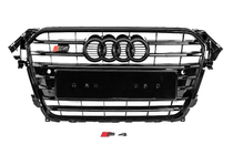 Audi A4 B8 2007–2015 Predná čierna maska chladiča S-style (2012-2015) fotografia 1
