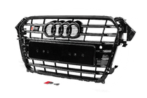 Audi A4 B8 2007–2015 Predná čierna maska chladiča S-style (2012-2015) fotografia 3