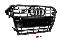 Audi A4 B8 2007–2015 Predná čierna maska chladiča S-style (2012-2015) fotografia 2