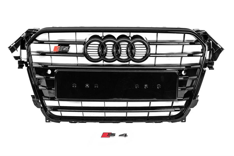 Audi A4 B8 2007–2015 Predná čierna maska chladiča S-style (2012-2015) Image