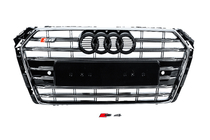 Audi A4 B9 2015–2024 Predná maska S-style (2015-2019, chróm+čierna) fotografia 1