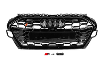 Audi A4 B9 2015–2024 S-style predná maska (2019-2024, čierna) fotografia 1
