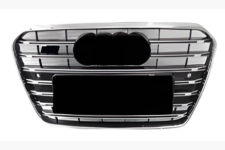 Audi A5 2007–2015 Predná maska S-style (2011-2015, čierna s chrómom) Image