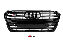 Audi A5 2016–2025 Predná maska S-style (2016-2019, čierna) fotografia 2