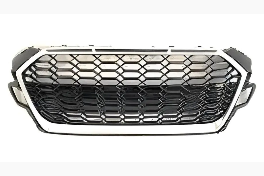 Audi A5 2016–2025 RS-style predná maska chladiča (bez loga, 2020-2025, čierna s chrómom) Image