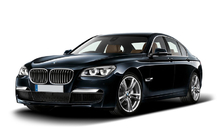 BMW rad 7 F01/F02 2008–2015 Obličkové mriežky 1 Bar (lesklá čierna s chrómovým rámom) fotografia 1