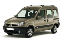 Renault Kangoo 1998–2008 Vonkajšie okenné lišty (2 ks, nerez) fotografia 1