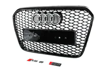 Audi A6 C7 2011–2017 Predná čierna maska RS-style (2011-2014) fotografia 3