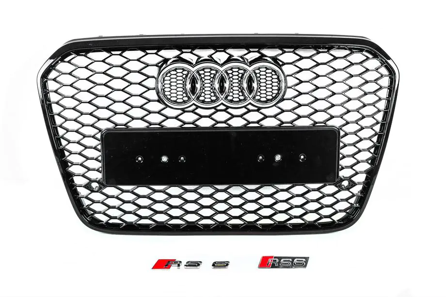 Audi A6 C7 2011–2017 Predná čierna maska RS-style (2011-2014) Image