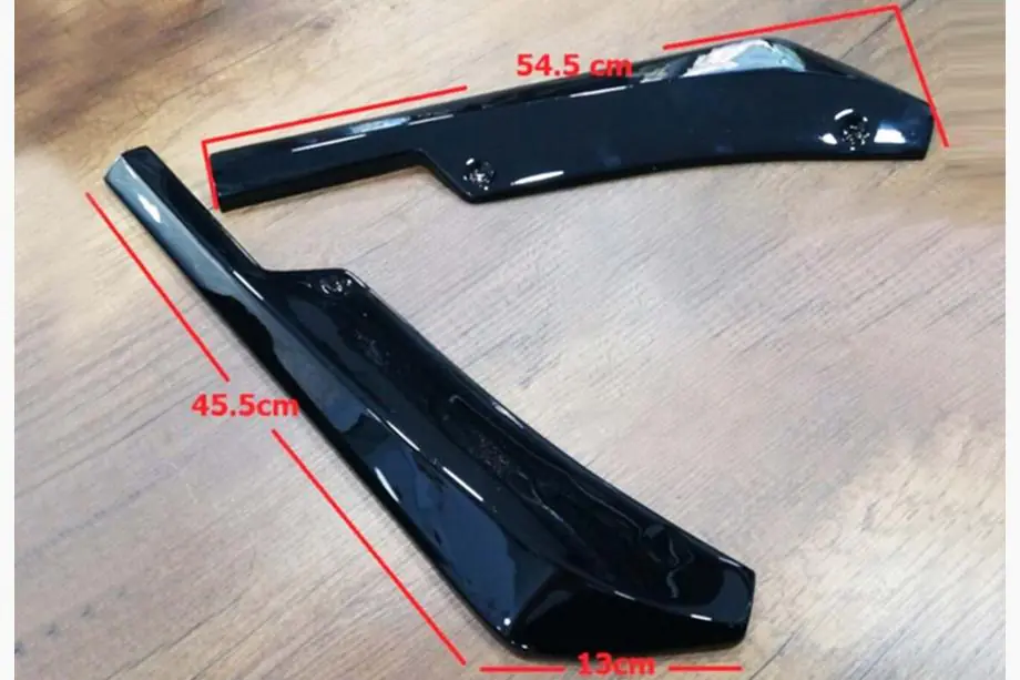 Volkswagen Caddy 2004–2010 Flap klapky na zadný nárazník DPT (ABS) (2 ks) (lesklá čierna) Fotografia 10