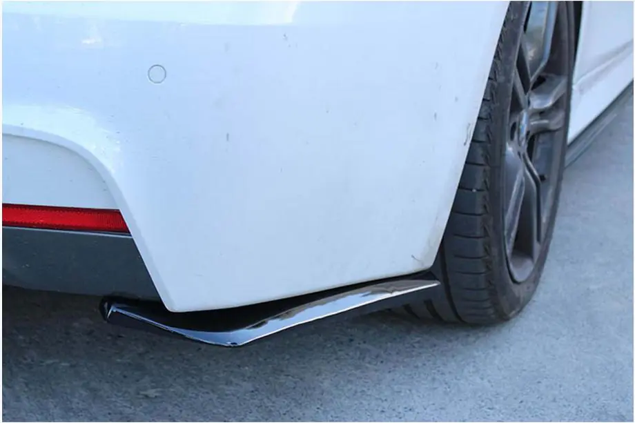 Volkswagen Caddy 2004–2010 Flap klapky na zadný nárazník DPT (ABS) (2 ks) (lesklá čierna) Fotografia 5