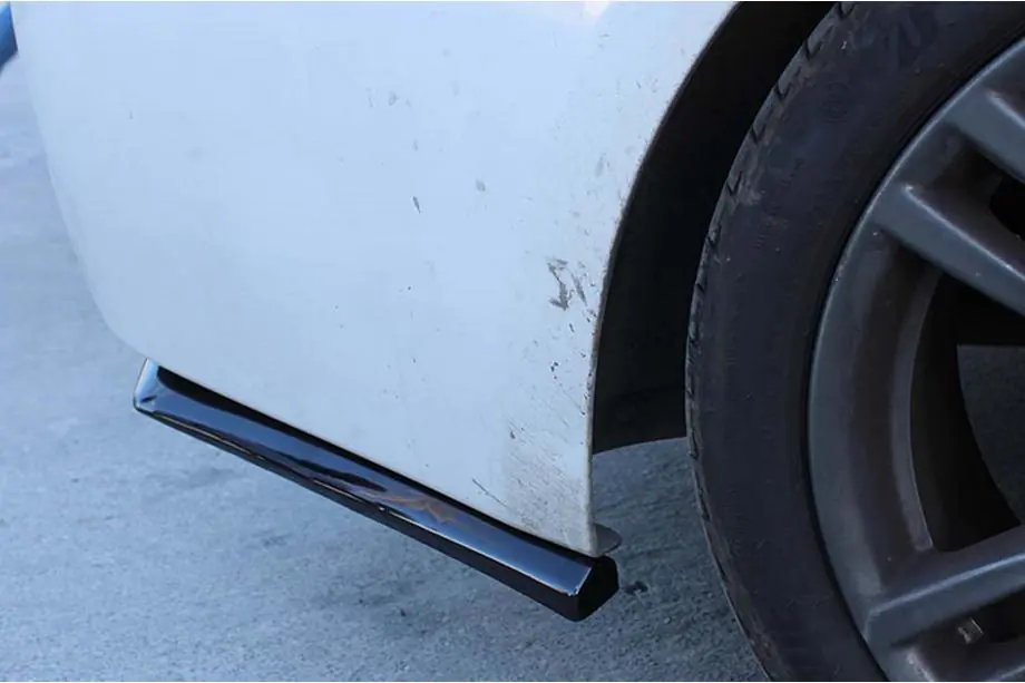 Volkswagen Caddy 2004–2010 Flap klapky na zadný nárazník DPT (ABS) (2 ks) (lesklá čierna) Fotografia 6