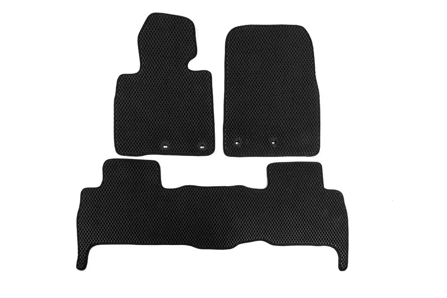 Toyota Land Cruiser 200 2007–2021 Polyuretánové EVA V-2 autokoberce (2012-2021, Čierna) Image