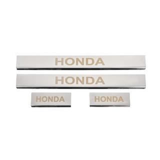 Nástupné lišty Carmos (4 ks, nerez) Honda CRV 2007–2011 fotografia 1