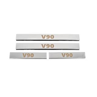 Nástupné lišty Carmos (4 ks, nerez) Volvo S90/V90 2016– fotografia 1