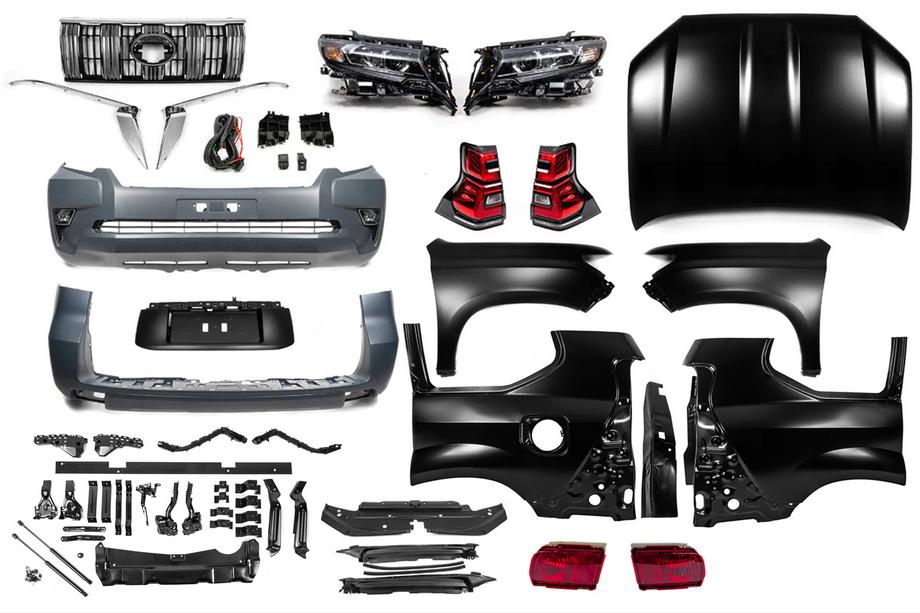 Toyota Land Cruiser Prado 120 2002–2009 Facelift kit pre Toyota Land Cruiser Prado 150 2017+ Fotografia 2