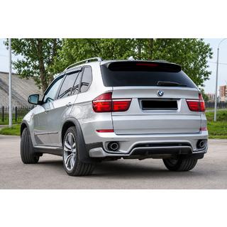 Nástavec zadného nárazníka – difúzor (2010-2013, na lakovanie) BMW X5 E70 2007–2013 fotografia 1