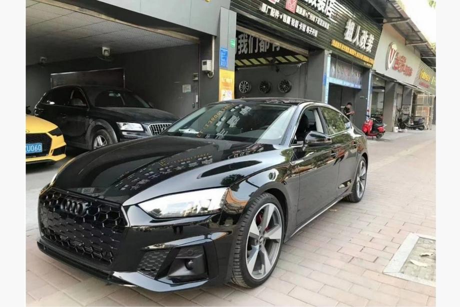 Audi A5 2016–2025 Mriežky hmlových svetiel s hmlovkami RS-Style (Pre S-Line, 2020-2025, 2 ks, Čierna) Fotografia 1