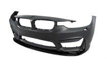 BMW 4 séria F32/F33/F36 2012–2020 Lip spojler predného nárazníka DPT Lip V-1 (pre M4, lesklá čierna) fotografia 7