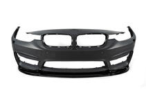 BMW 4 séria F32/F33/F36 2012–2020 Lip spojler predného nárazníka DPT Lip V-1 (pre M4, lesklá čierna) fotografia 12