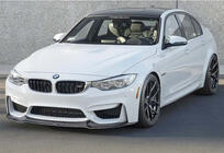 BMW 4 séria F32/F33/F36 2012–2020 Predný lip spojler na nárazník DPT Lip V-2 (pre M4, lesklá čierna) fotografia 5