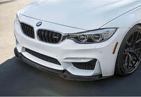 BMW 4 séria F32/F33/F36 2012–2020 Predný lip spojler na nárazník DPT Lip V-2 (pre M4, lesklá čierna) fotografia 4