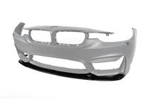 BMW 4 séria F32/F33/F36 2012–2020 Predný lip spojler na nárazník DPT Lip V-2 (pre M4, lesklá čierna) fotografia 10