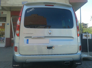 Renault Kangoo 2008–2020 Nerezová lišta nad ŠPZ fotografia 2