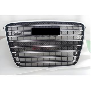 Predná maska (2010-2013, čierna s chrómom) Audi A8 2010–2018 fotografia 2