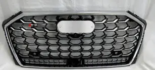 Audi A8 2018– Predná maska S-Style (2022+, chróm s čiernou) fotografia 1