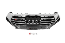 Audi Q3 2011–2019 Predná maska SQ-Style (2015-2019, čierna s chrómom) fotografia 4