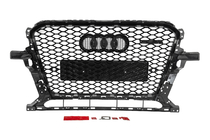 Audi Q5 2008–2017 Predná maska RSQ-Style s nápisom Quattro (2012-2017, čierna) fotografia 4