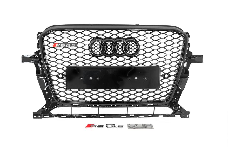 Audi Q5 2008–2017 Predná maska RSQ-Style s nápisom Quattro (2012-2017, čierna) Image
