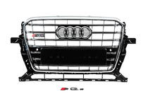 Audi Q5 2008–2017 Predná maska SQ-Style (2012-2017, čierna s chrómom) fotografia 1