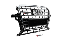 Audi Q5 2008–2017 Predná maska SQ-Style (2012-2017, čierna s chrómom) fotografia 3