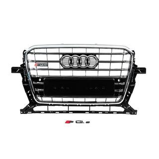Predná maska SQ-Style (2012-2017, čierna s chrómom) Audi Q5 2008–2017 fotografia 1