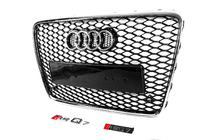 Audi Q7 2005–2015 Predná maska RSQ-Style (čierna s chrómom) fotografia 2