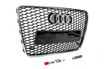 Audi Q7 2005–2015 Predná maska RSQ-Style (čierna s chrómom) fotografia 3
